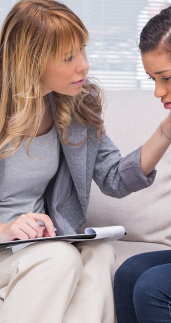 Therapist,Comforting,A,Patient,At,Office